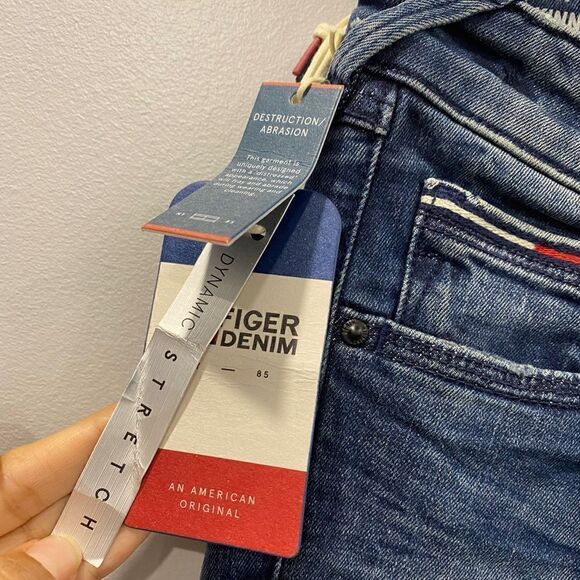 NWT Tommy Hilfiger Denim Sophie Low Rise Ripped Skinny Jeans - Picture 8 of 13